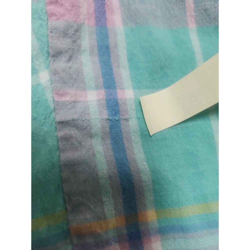 VTG POLO RALPH LAUREN Pastel Checkered Plaid Shorts Preppy 32x9 Actual USA‎